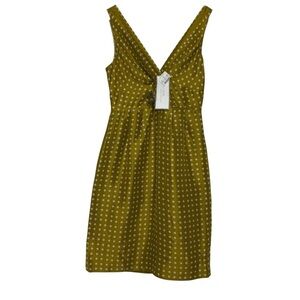 NWT J. Crew Silk Polka Dot Mini Dress Size 4 Cocktail
